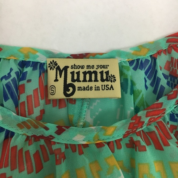 {Show Me Your Mumu} Aztec Crop Top - Picture 3 of 3